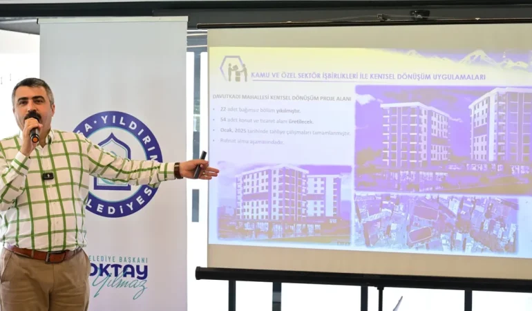 Başkan Yılmaz: Bizim derdimiz para değil, sosyal donatı kazanmak