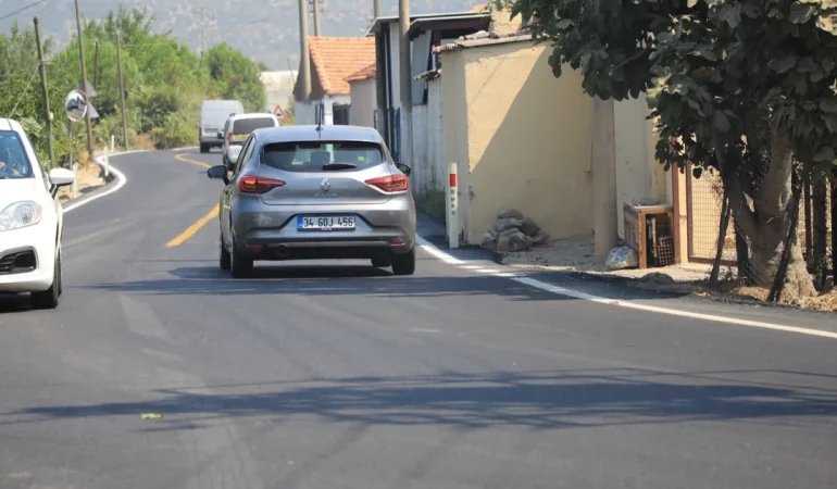 Milas kırsalındaki 80 milyonluk yol yatırımı tamamlandı