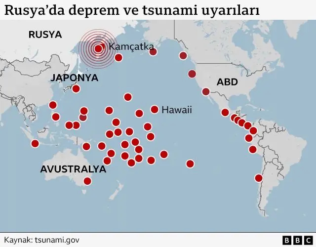 Rusya’nın doğusunda büyük bir deprem meydana geldi