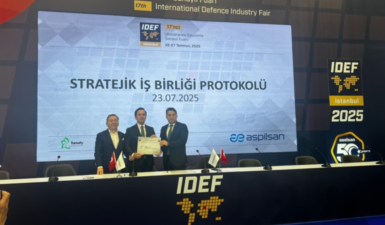 Tumurly ve ASPİLSAN Enerji, IDEF 2025’te stratejik iş birliği anlaşmasını imzaladı