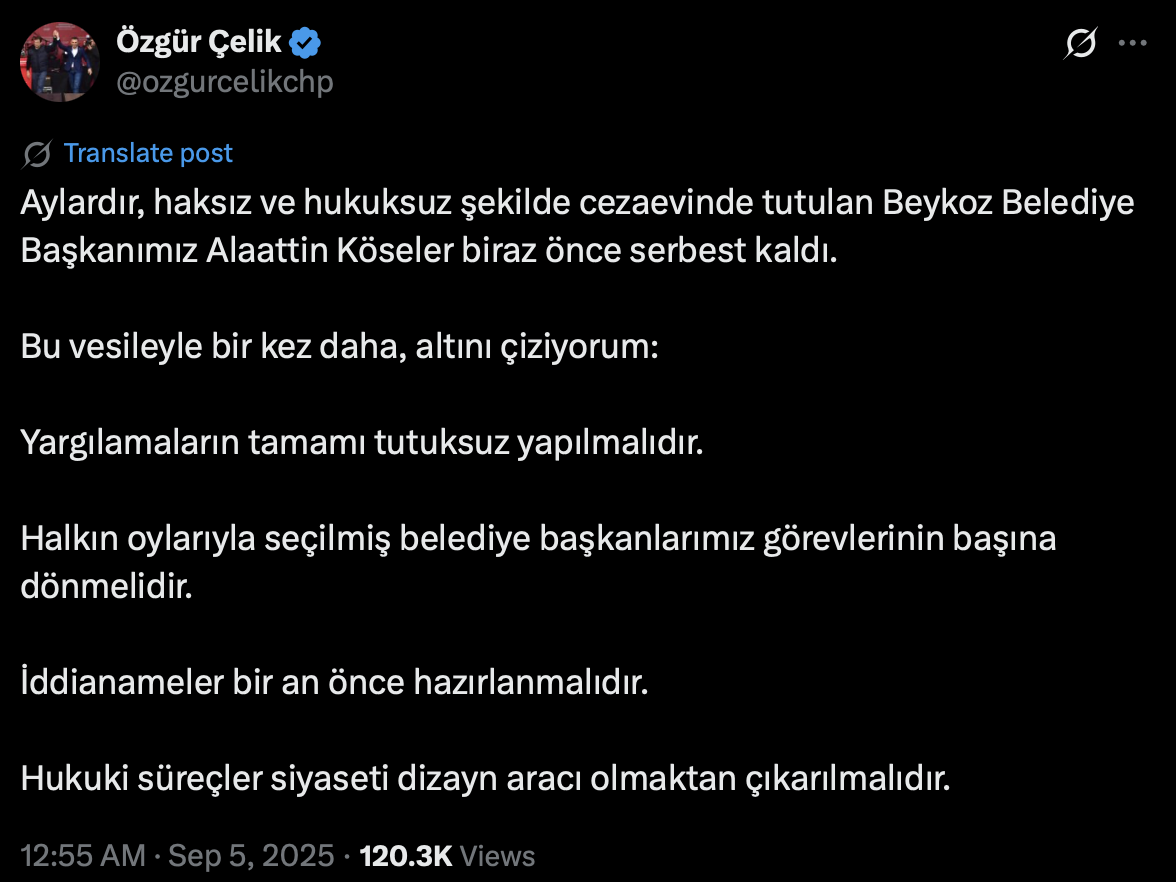 Belediye Başkanları İçin Tutukluluk Talepleri Çıkış Sonrası Yargı ve Siyaset İlişkisi