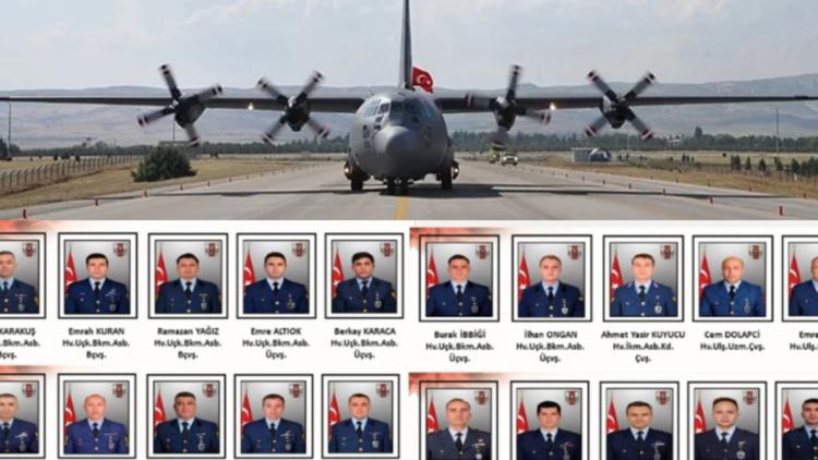Gürcistan-Azerbaycan sınırında düşen C-130 askeri kargo uçağında 20 şehit
