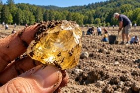 ABD'deki Crater of Diamonds Eyalet Parkı'nda 40 Karatı Aşan Değerli Taşlar Bulundu