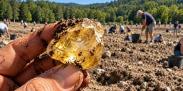 ABD'deki Crater of Diamonds Eyalet Parkı'nda 40 Karatı Aşan Değerli Taşlar Bulundu