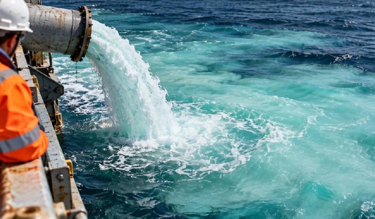 İngiltere’de Bilim İnsanları Karbondioksit Tutulumunu İncelemek İçin Deniz Suyuna Alkali Madde Ekledi