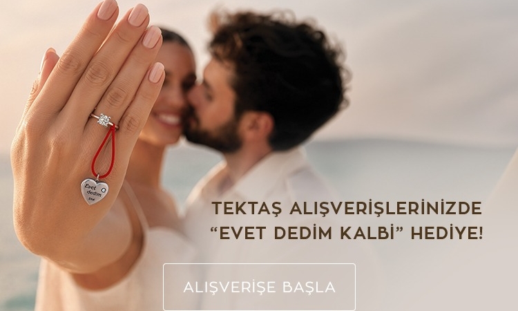 Zen Pırlanta tektaş alışverişlerinde çift taraflı pırlantalı özel aksesuar hediye ediyor